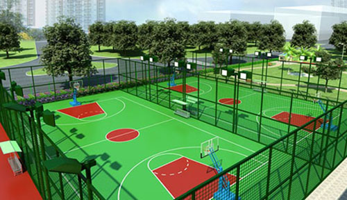 篮球场地ZRXDB—010